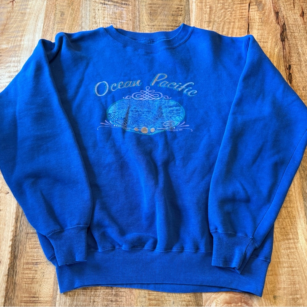 Vintage 1985 Ocean Pacific Sweatshirt Medium OP